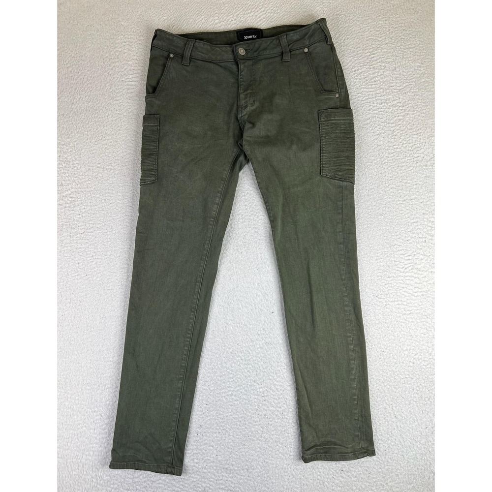Vertx Pants Womens 8 Green Slim Cargo Stretch Twill Tactical Workwear Pockets